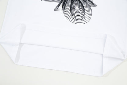 T-Shirt mit Geister-Farbverlauf-Print