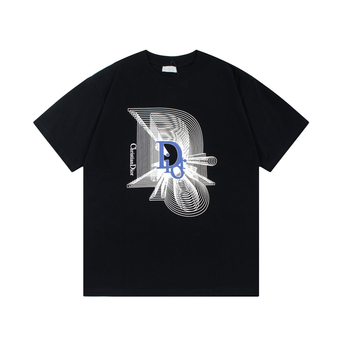 T-Shirt mit Geister-Farbverlauf-Print