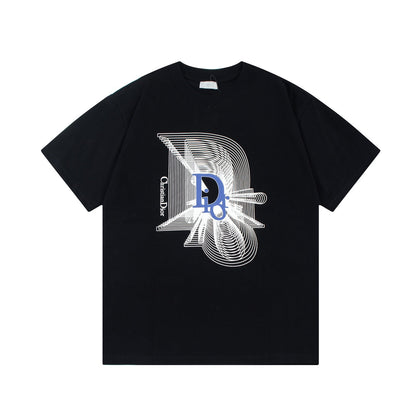 T-Shirt mit Geister-Farbverlauf-Print