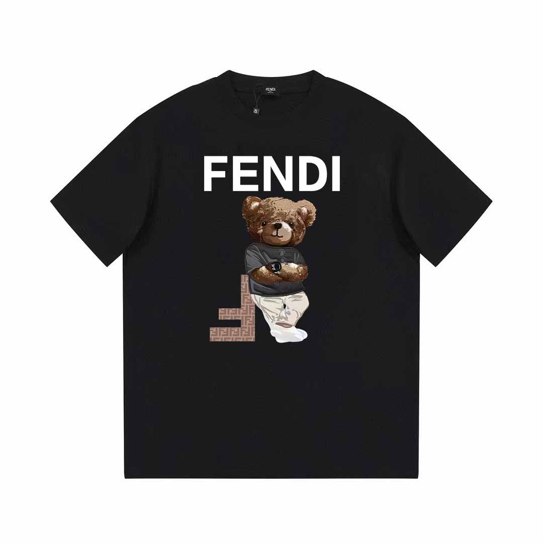 T-Shirt mit Bärenmotiv