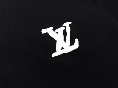 Klassisches T-Shirt mit Print auf Vorder- und Rückseite