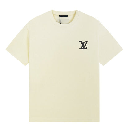 Klassisches T-Shirt mit Print auf Vorder- und Rückseite
