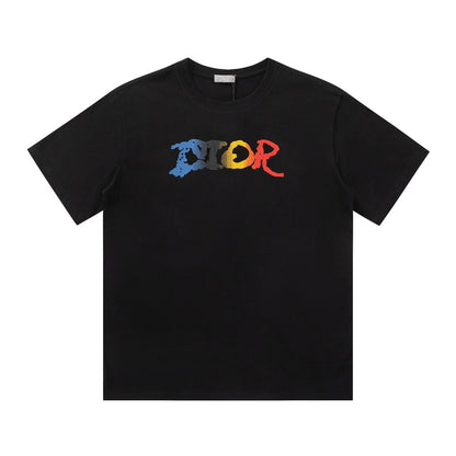 T-Shirt mit Buchstaben-Farbverlauf