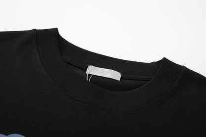 T-Shirt mit Buchstaben-Farbverlauf
