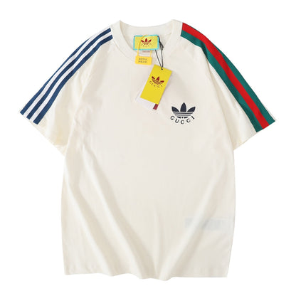 T-Shirt mit Schulterstreifen