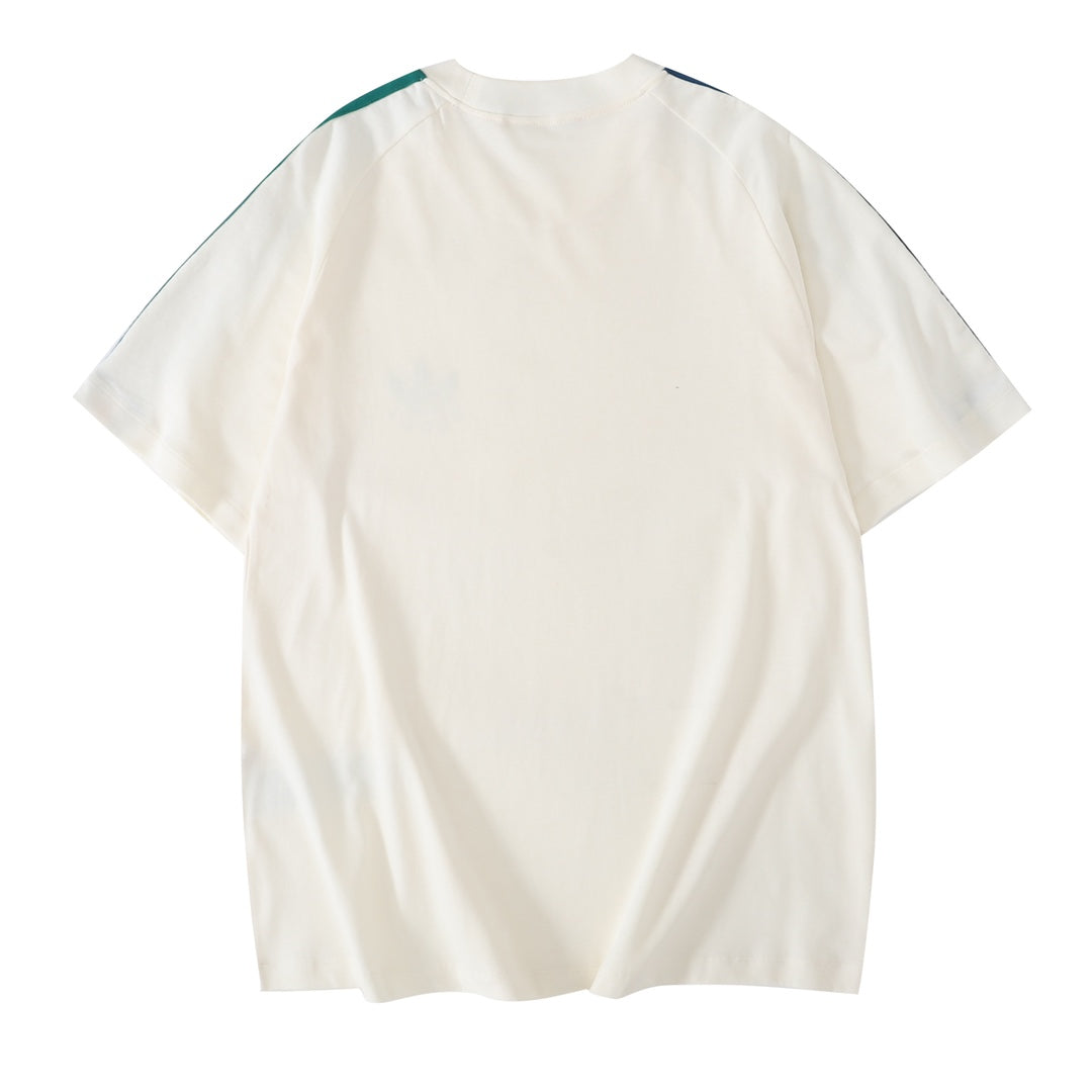 T-Shirt mit Schulterstreifen
