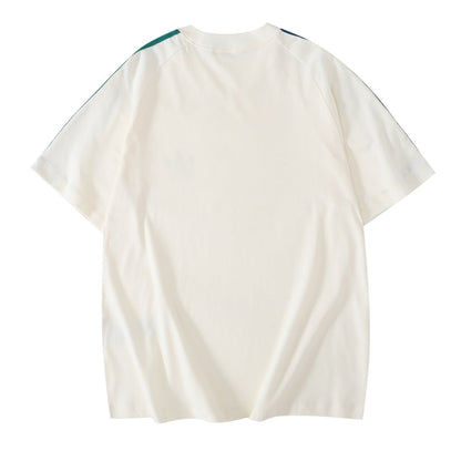 T-Shirt mit Schulterstreifen