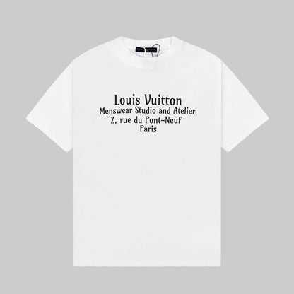 T-Shirt mit Buchstaben-Print vorne und hinten